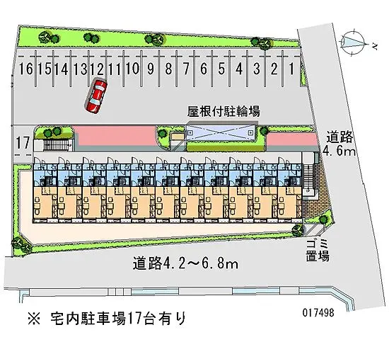 ★手数料０円★たつの市龍野町片山　月極駐車場（LP）